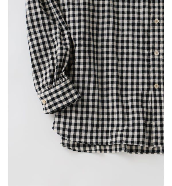 EDIFICE「コットンリネン ラウンド カラー シャツ」|シャツ・ブラウス|