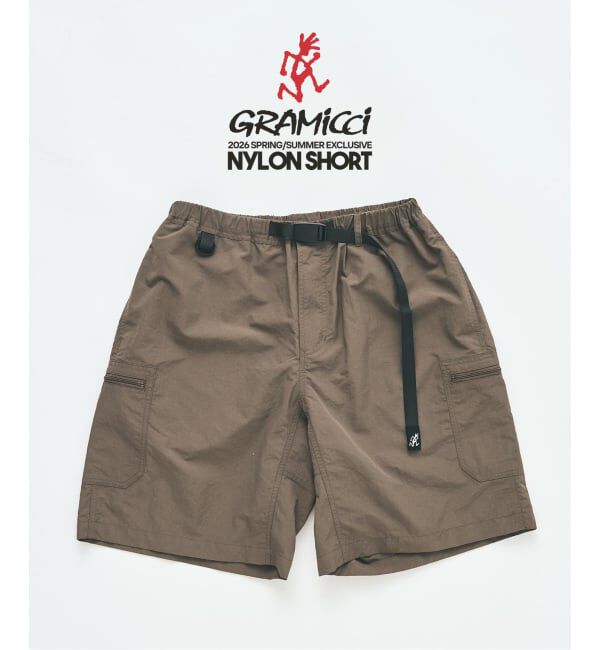 417 EDIFICE「Gramicci / グラミチ for 417 ナイロンショートパンツ」|その他|グレー