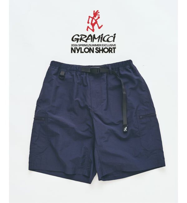 417 EDIFICE「Gramicci / グラミチ for 417 ナイロンショートパンツ」|その他|ネイビー