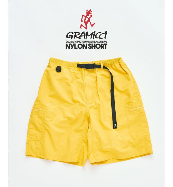 417 EDIFICE「Gramicci / グラミチ for 417 ナイロンショートパンツ」|その他|オレンジ