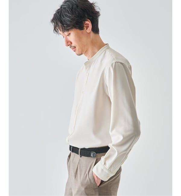 EDIFICE「WOLSTAR TWILL バンドシャツ」|シャツ・ブラウス|