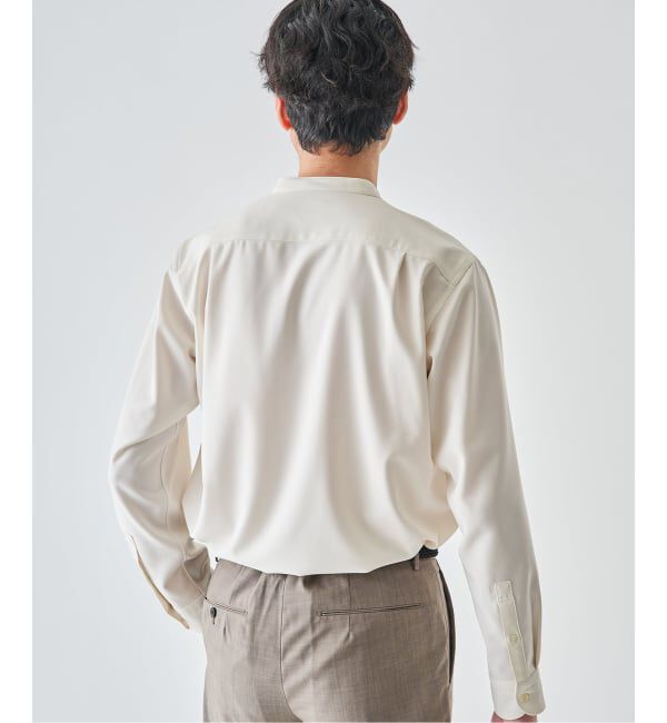 EDIFICE「WOLSTAR TWILL バンドシャツ」|シャツ・ブラウス|