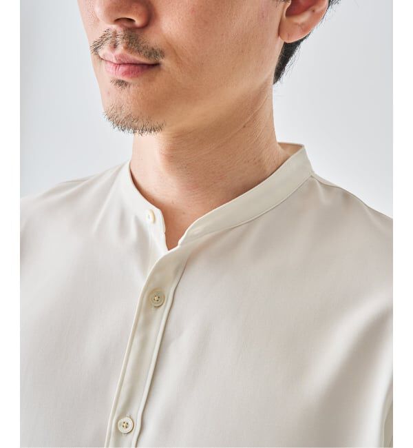 EDIFICE「WOLSTAR TWILL バンドシャツ」|シャツ・ブラウス|