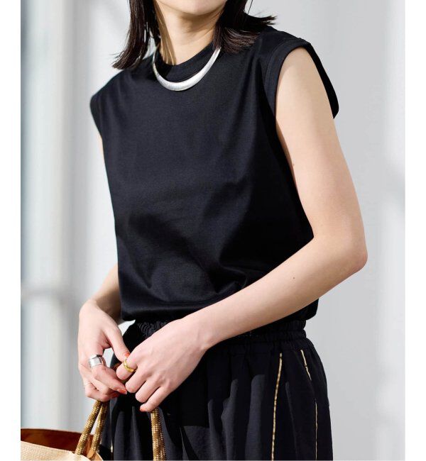 JOURNAL STANDARD「《追加3》汗ジミ防止ナノシアスリーブレス」|Tシャツ・カットソー|ブラック