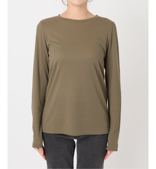JOURNAL STANDARD relume「《追加3》ソフトテレコクルーネックロングTEE」|Tシャツ・カットソー|