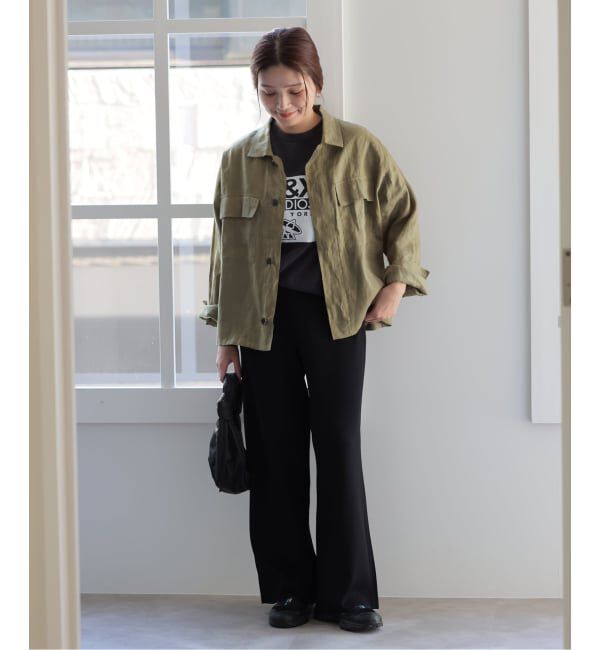 JOURNAL STANDARD「《追加3》リネンミリタリージャケット」|ミリタリージャケット|