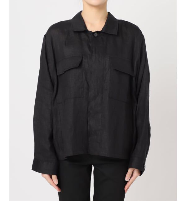 JOURNAL STANDARD「《追加3》リネンミリタリージャケット」|ミリタリージャケット|