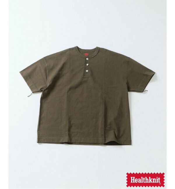 JOURNAL STANDARD「Healthknit / ヘルスニット 別注 ヘンリー ネック Tシャツ」|Tシャツ・カットソー|
