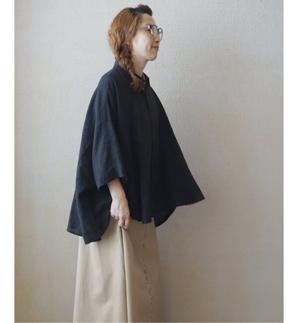 journal standard luxe「《追加》リネンキャンバス バルーンシャツ」|シャツ・ブラウス|