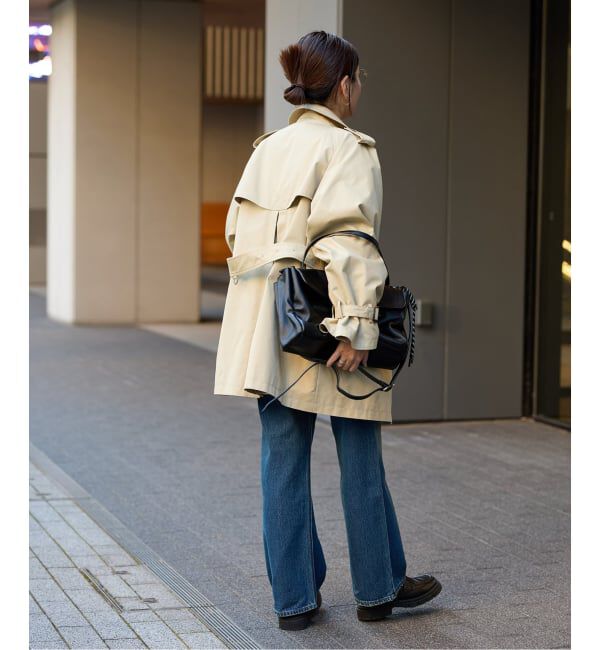 JOURNAL STANDARD「ハイカウントミディートレンチコート」|トレンチコート|