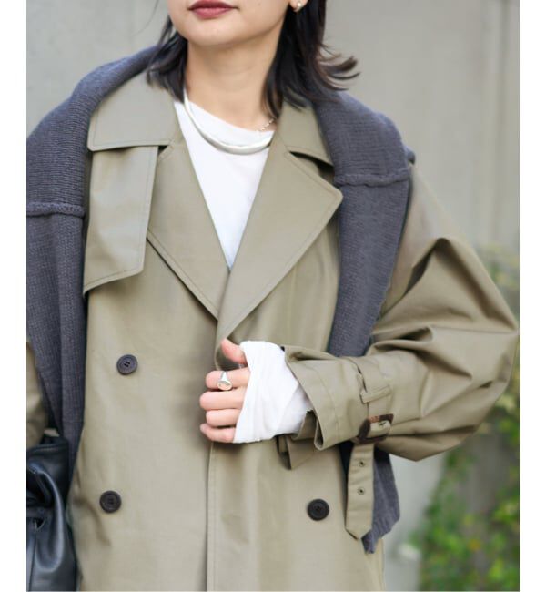 JOURNAL STANDARD「ハイカウントミディートレンチコート」|トレンチコート|