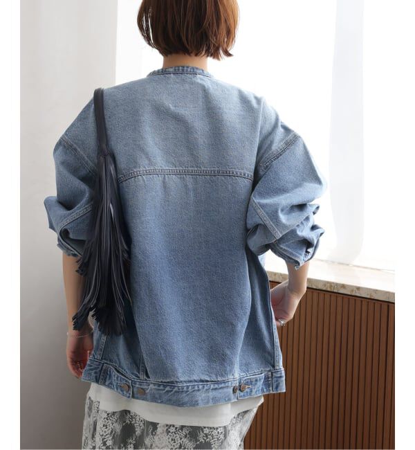 JOURNAL STANDARD relume「別注【LEVI&rsquo;S】COLLARLESS XL TRUCKER：デニムジャケット」|デニムジャケット|