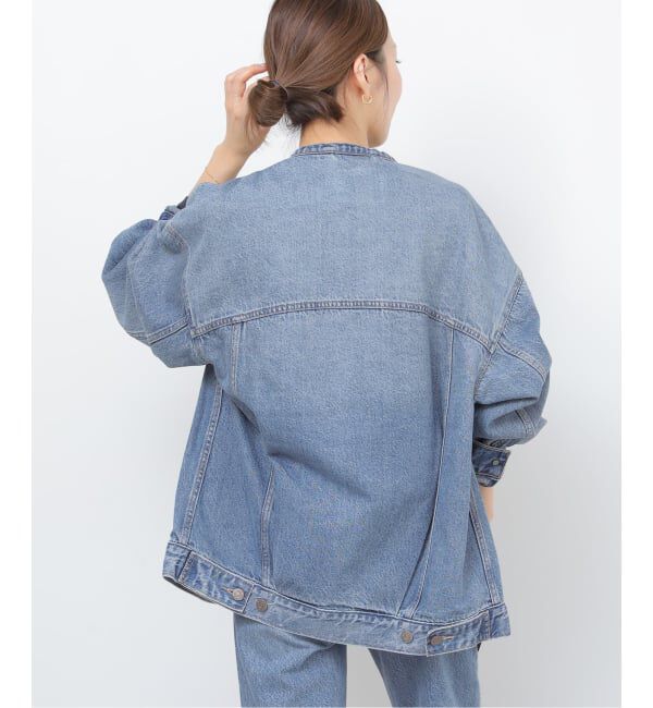 JOURNAL STANDARD relume「別注【LEVI&rsquo;S】COLLARLESS XL TRUCKER：デニムジャケット」|デニムジャケット|