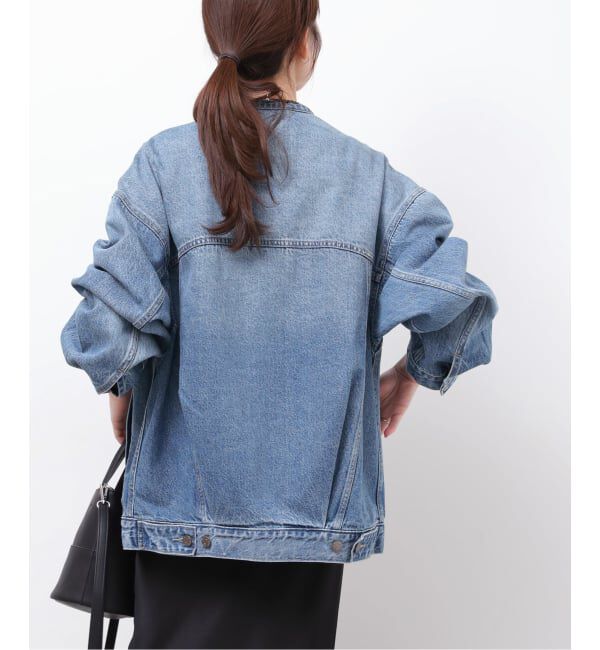 JOURNAL STANDARD relume「別注【LEVI&rsquo;S】COLLARLESS XL TRUCKER：デニムジャケット」|デニムジャケット|