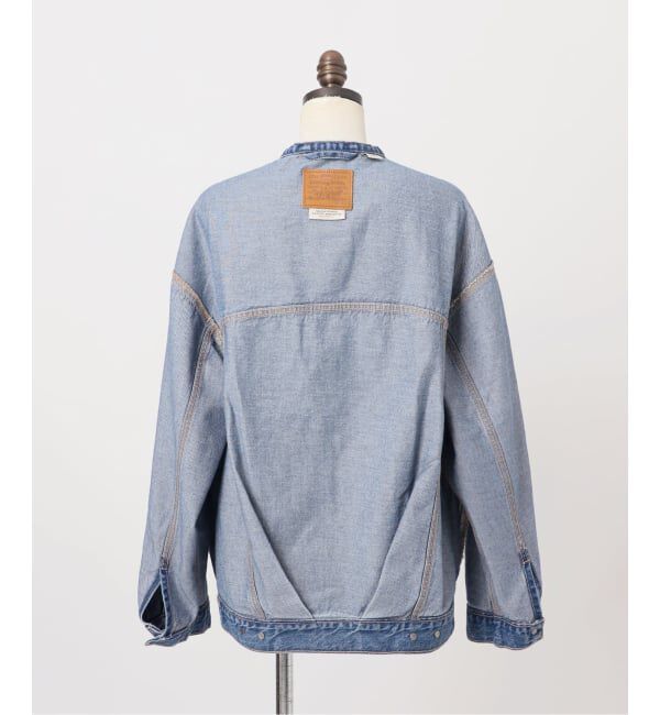 JOURNAL STANDARD relume「別注【LEVI&rsquo;S】COLLARLESS XL TRUCKER：デニムジャケット」|デニムジャケット|