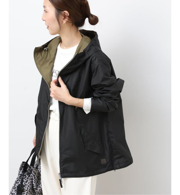 JOURNAL STANDARD relume「［26SS新作］別注【TAION / タイオン】リバーシブルパーカー」|ブルゾン・スタジャン|ブラック A