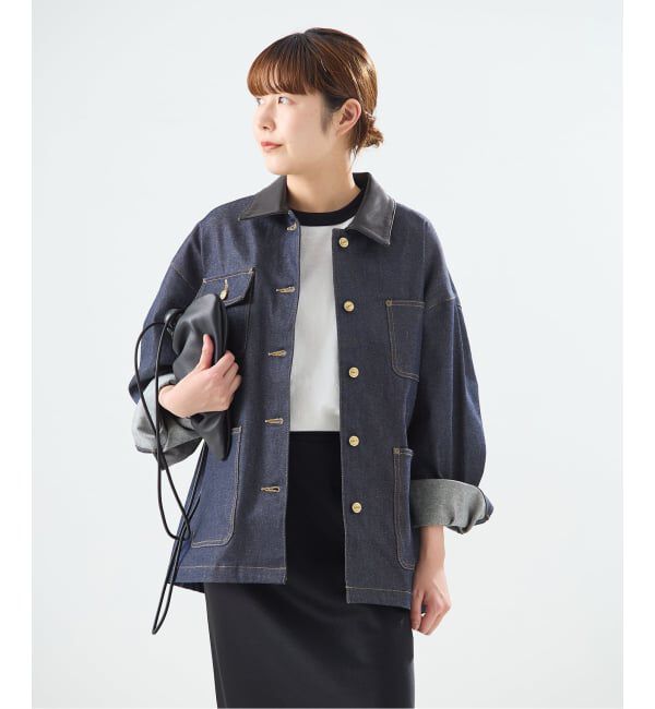 journal standard L'essage「デニム フィールドジャケット」|デニムジャケット|
