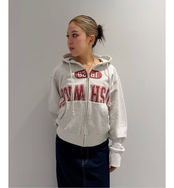 Oriens JOURNAL STANDARD「カレッジロゴフーディー」|パーカー|グレーA