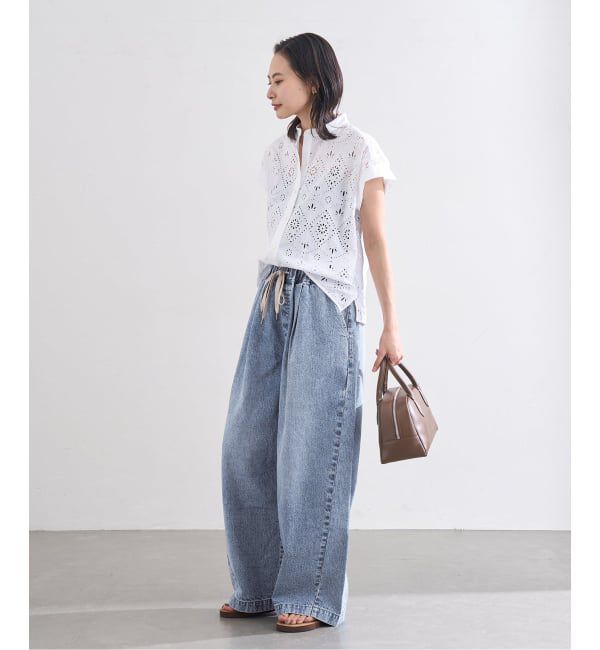 JOURNAL STANDARD「《追加》イージーデニムワイドパンツ」|デニム|