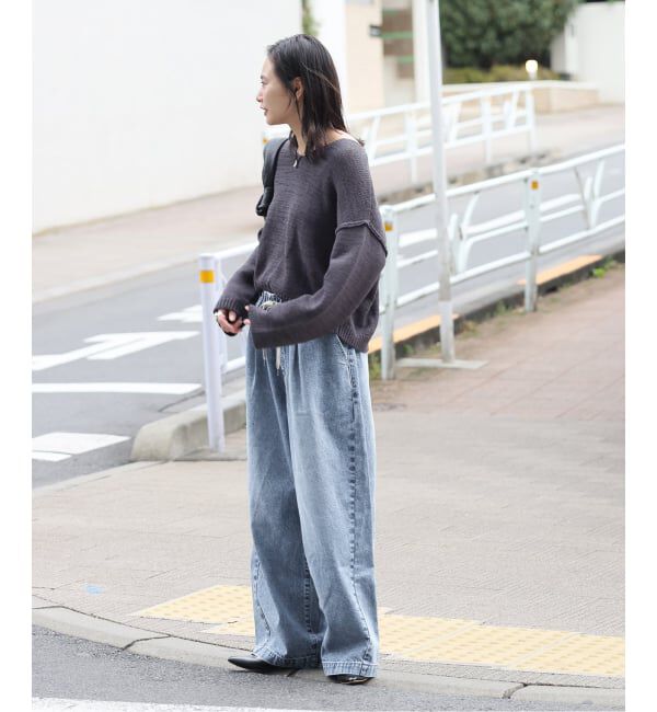 JOURNAL STANDARD「《追加》イージーデニムワイドパンツ」|デニム|