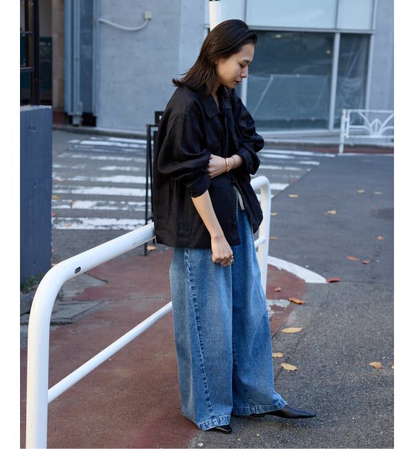 JOURNAL STANDARD「《追加》リネンミリタリージャケット」|ミリタリージャケット|