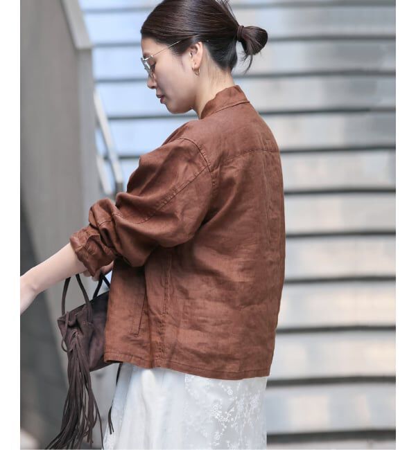 JOURNAL STANDARD「《追加》リネンミリタリージャケット」|ミリタリージャケット|