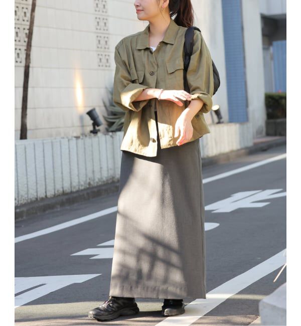 JOURNAL STANDARD「《追加》リネンミリタリージャケット」|ミリタリージャケット|