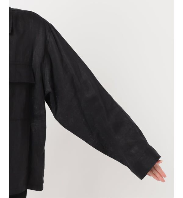 JOURNAL STANDARD「《追加》リネンミリタリージャケット」|ミリタリージャケット|