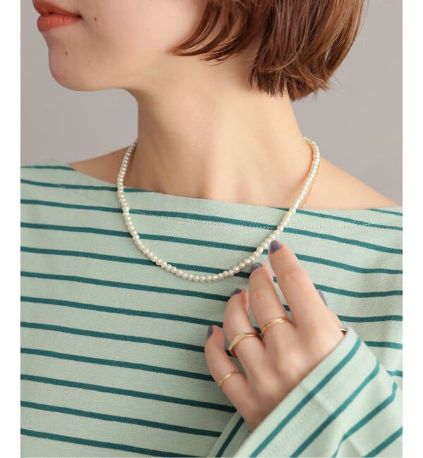 JOURNAL STANDARD relume「《追加》relumeガラスパールネックレス40cm」|ネックレス|