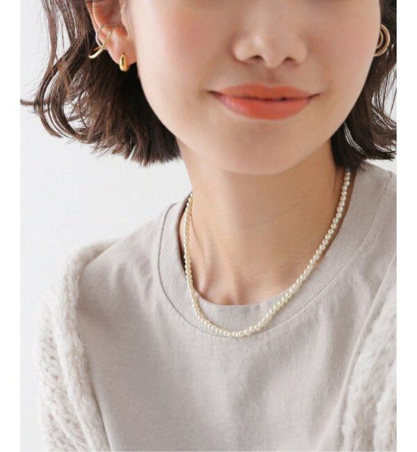 JOURNAL STANDARD relume「《追加》relumeガラスパールネックレス40cm」|ネックレス|