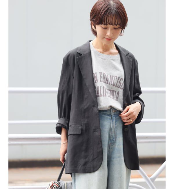JOURNAL STANDARD relume「［手洗い可］リネンフィールシングルジャケット」|テーラードジャケット|