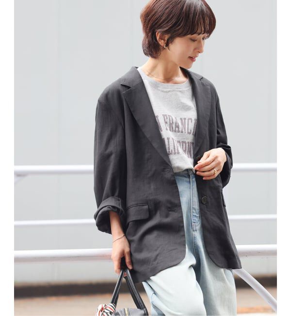 JOURNAL STANDARD relume「［手洗い可］リネンフィールシングルジャケット」|テーラードジャケット|