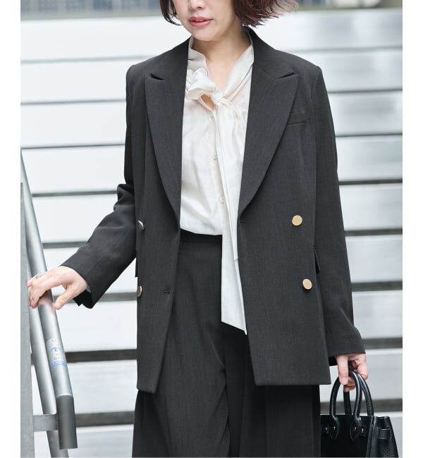 journal standard L'essage「《追加6》ヴィスポリギャバブレザージャケット」|テーラードジャケット|