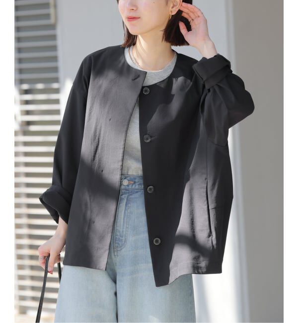 JOURNAL STANDARD relume「《追加》［撥水 / UVカット］【SPENSIERATO】クルーネックコクーンブルゾン」|その他|