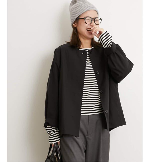 JOURNAL STANDARD relume「《追加》［撥水 / UVカット］【SPENSIERATO】クルーネックコクーンブルゾン」|その他|