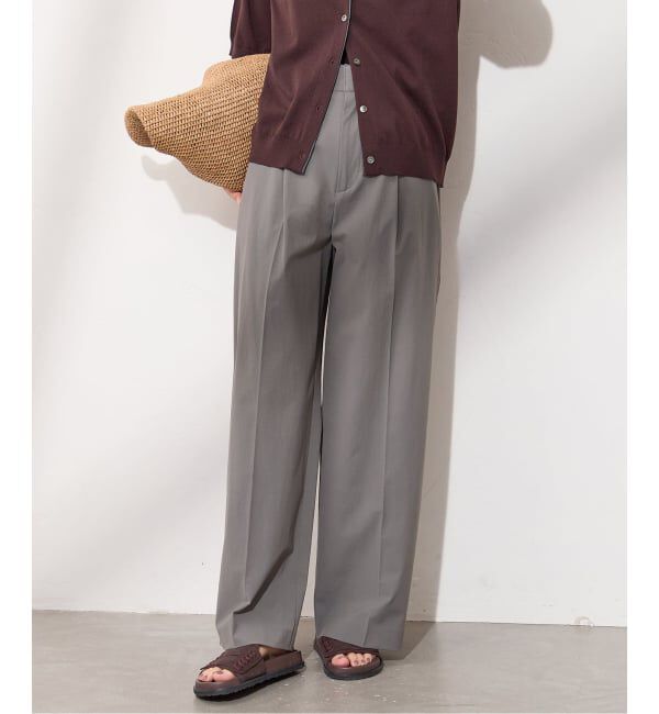 JOURNAL STANDARD「【撥水/接触冷感/洗える/UV】リネンナイロンストレッチスラックス」|スラックス|