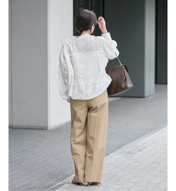 JOURNAL STANDARD「【撥水/接触冷感/洗える/UV】リネンナイロンストレッチスラックス」|スラックス|