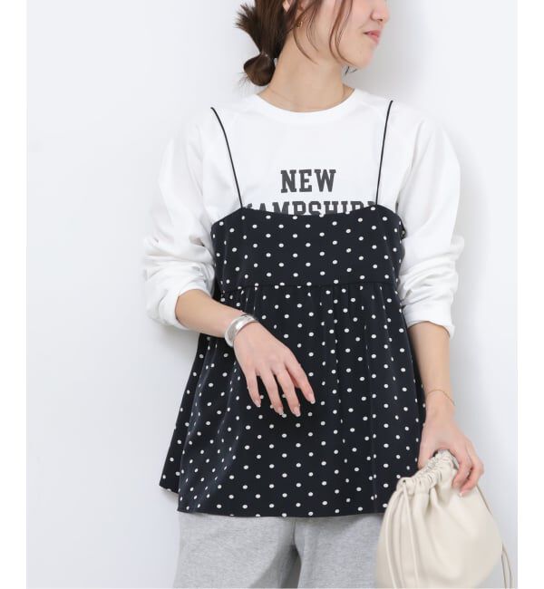 JOURNAL STANDARD relume「ランダムドットチュニックキャミソール」|キャミソール|