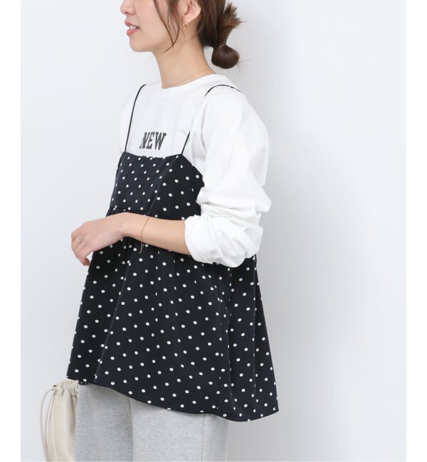 JOURNAL STANDARD relume「ランダムドットチュニックキャミソール」|キャミソール|