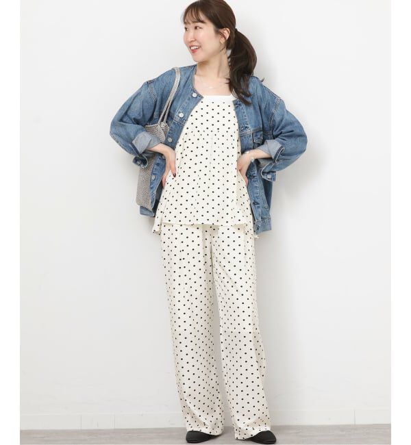 JOURNAL STANDARD relume「ランダムドットチュニックキャミソール」|キャミソール|