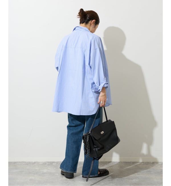 JOURNAL STANDARD「《追加》【LANCER CLOTHING CORPORATION】 オーバーFITストライプシャツ」|シャツ・ブラウス|
