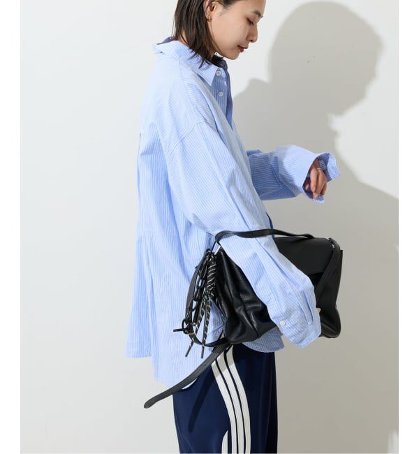 JOURNAL STANDARD「《追加》【LANCER CLOTHING CORPORATION】 オーバーFITストライプシャツ」|シャツ・ブラウス|