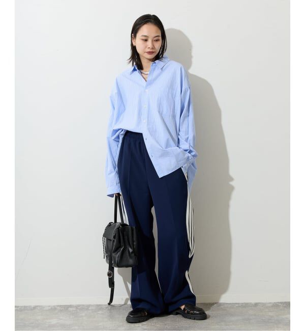 JOURNAL STANDARD「《追加》【LANCER CLOTHING CORPORATION】 オーバーFITストライプシャツ」|シャツ・ブラウス|