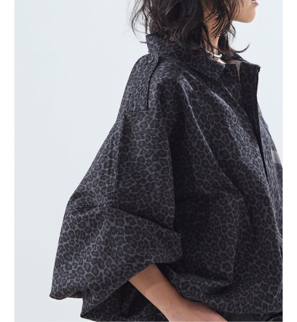 journal standard L'essage「別注【ILL ONE EIGHTY/イル ワンエイティ】LEOPARD ショートブルゾン」|ミリタリージャケット|