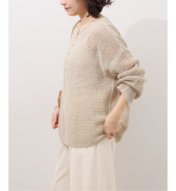 JOURNAL STANDARD relume「ミックスメッシュ2WAYヘンリープルオーバー」|ニット・セーター|