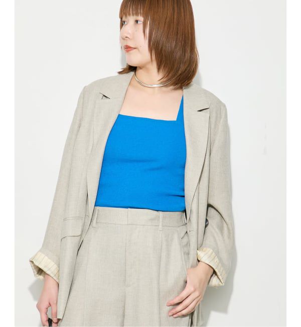 journal standard L'essage「《アンサンブル対応》ALLONGE ニットキャミソール」|キャミソール|