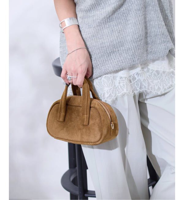 JOURNAL STANDARD「《追加》【CHRISTIAN VILLA /クリスチャン ヴィラ】MINI TOTE」|ショルダー・メッセンジャー|キャメル