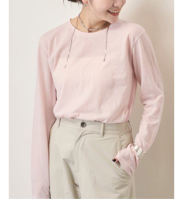 JOURNAL STANDARD「《追加2》クルーネックシアーロングTシャツ」|Tシャツ・カットソー|