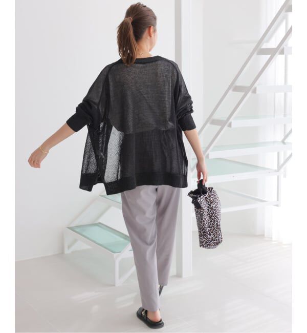 JOURNAL STANDARD relume「《追加予約 / 新色》PEリネンルーズVカーディガン」|カーディガン|