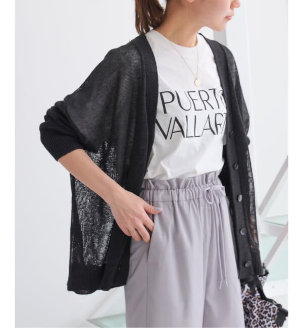 JOURNAL STANDARD relume「《追加予約 / 新色》PEリネンルーズVカーディガン」|カーディガン|